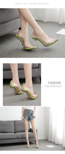 Title 3, Crystal Heel Stiletto Sandals for women, perfec...