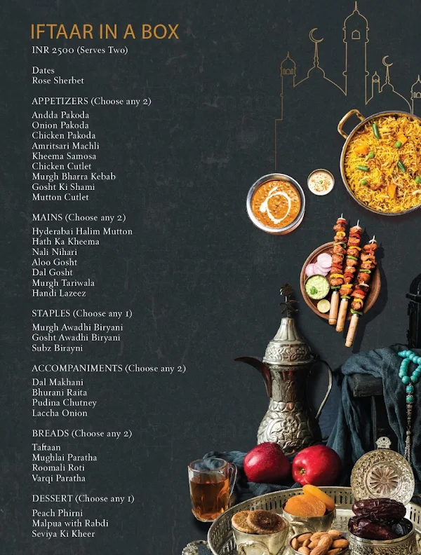 Seven Kitchens - The St. Regis menu 