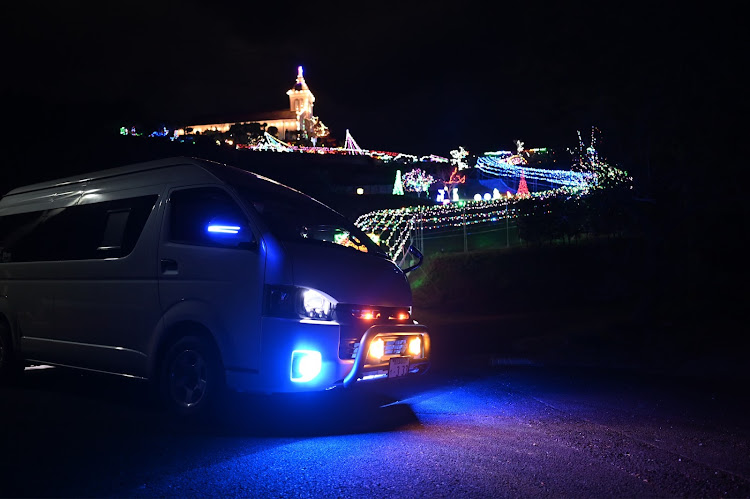 ハイエースバンの天草ロマンティックファンタジー・天草ドライブ・イルミネーションコラボ・イルミネーションと愛車・ハイエースでお出かけに関するカスタム事例の投稿画像17枚目