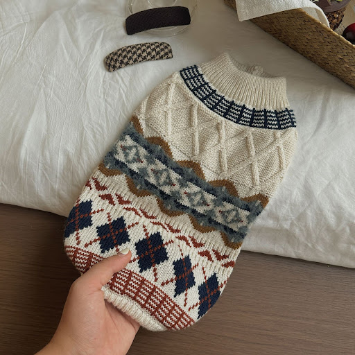Title 7, Autumn And Winter Pet Sweater Dog Clothes Warm ...