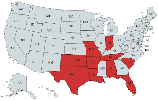 A Look at 10 Red States Leading the Charge Against Financial Tyranny