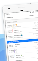Schedule & homework - Weeklie Screenshot