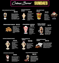 Cremeborne - Ice Creams And Desserts menu 2