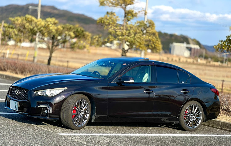 スカイラインのV37・Q50・インフィニティ・道の駅笠岡ベイファーム・まだまだ寒いに関するカスタム事例の投稿画像2枚目