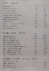 China Town menu 4