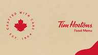 Tim Hortons menu 2