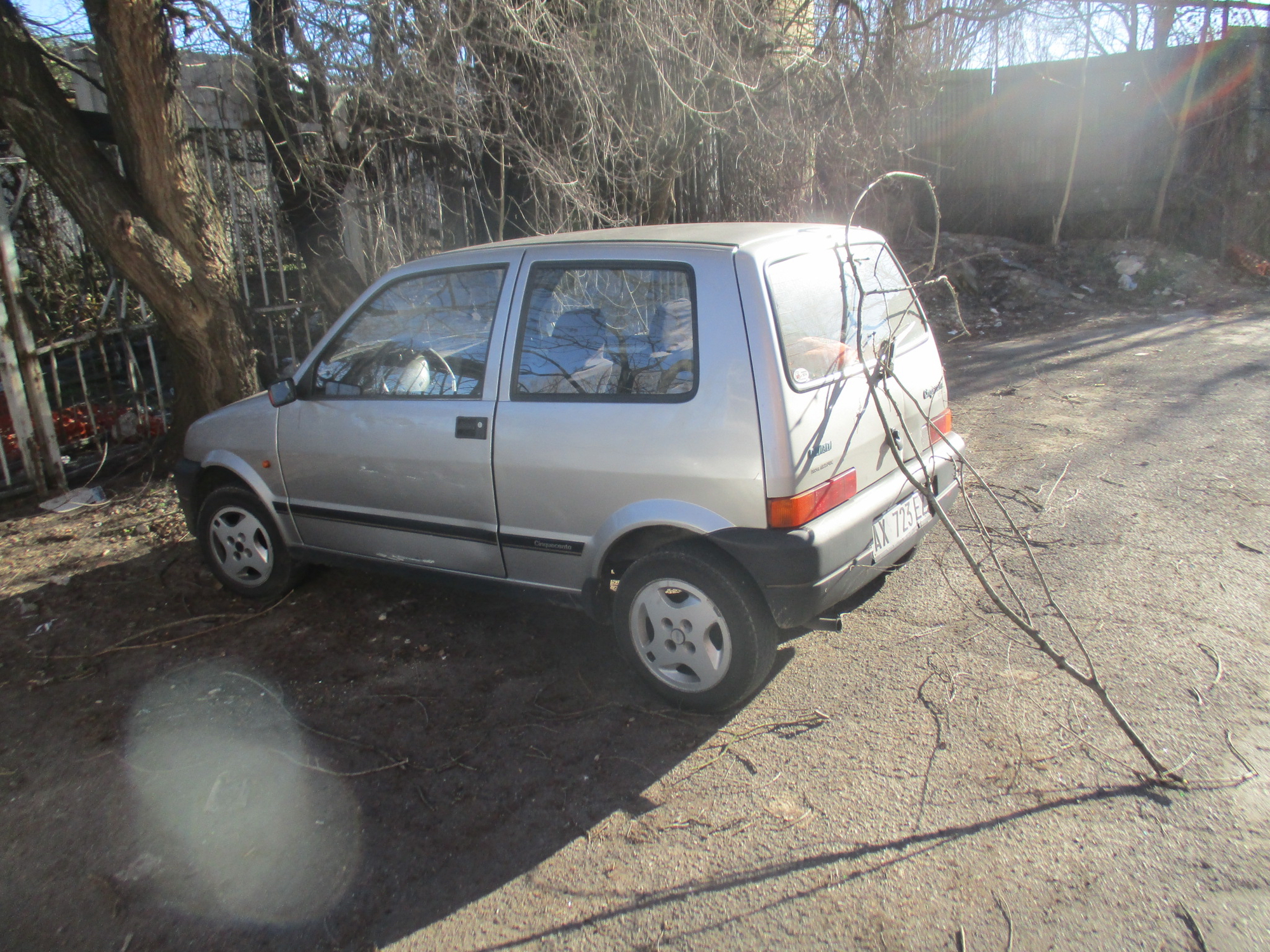 appoggio all'auto di Praz