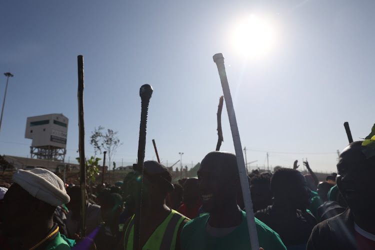 More than 2,100 mineworkers remained underground at an Implats mine in Rustenburg on Tuesday after a sit-in protest started on Monday morning. File image.