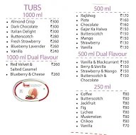 Arun Ice Creams menu 2