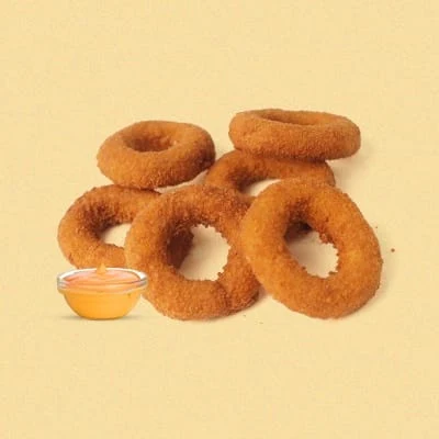 Onion Rings [6pcs] + 1 Dip