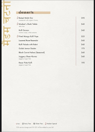 Madam Chutney menu 8