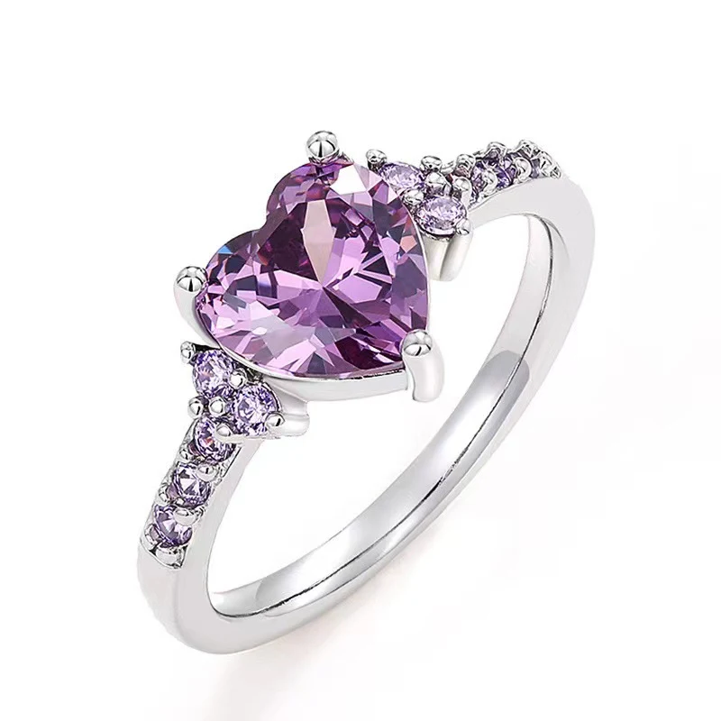 Title 5, Anel de cobre feminino Love, moda simples, um t...