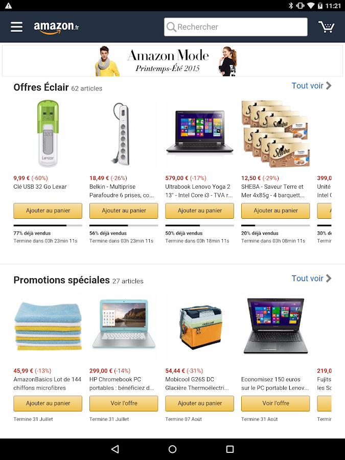   Amazon pour Tablettes – Capture d'écran 