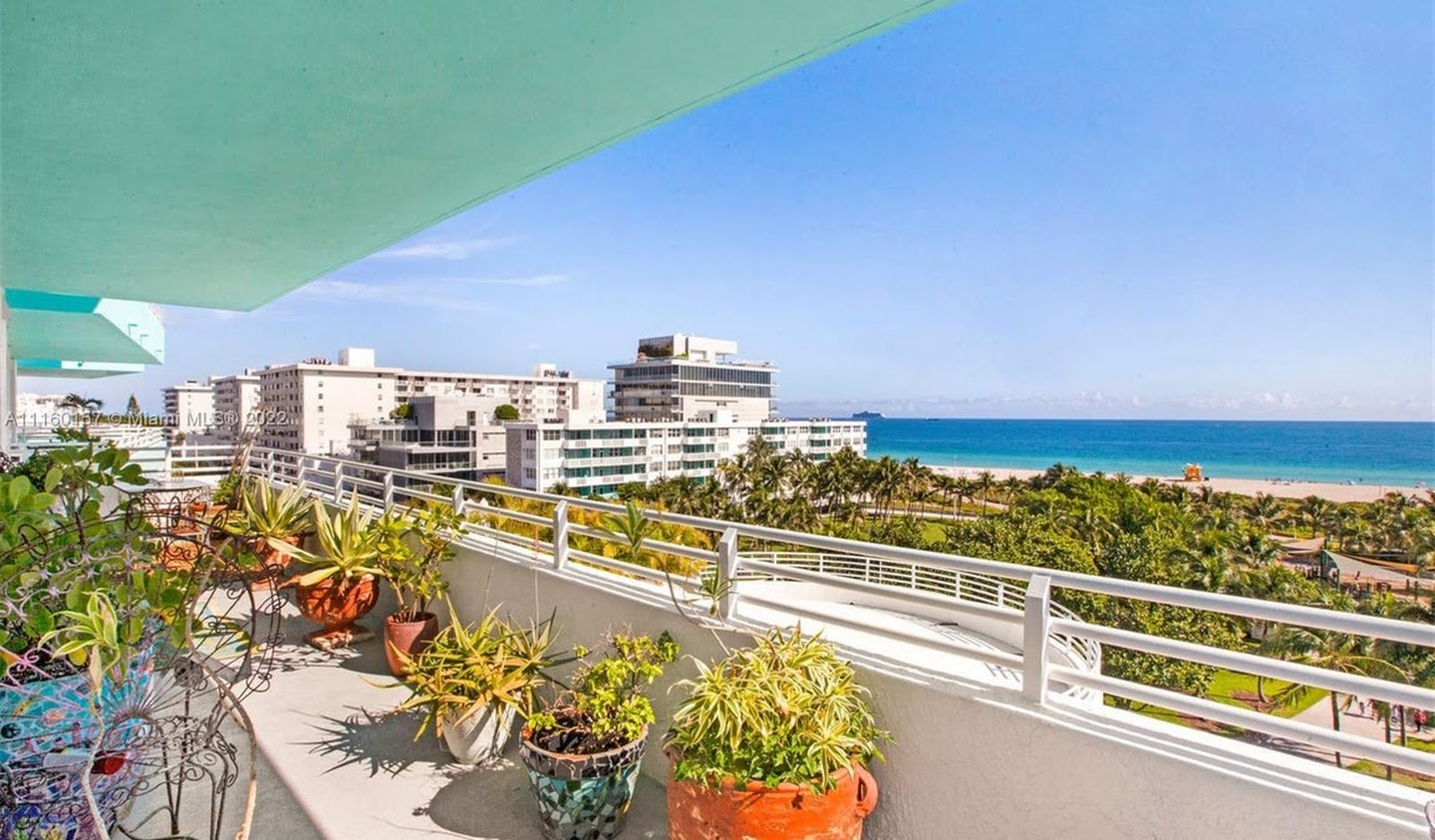 Appartement avec piscine en bord de mer Miami Beach