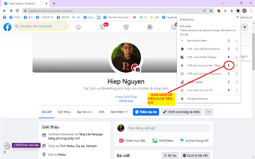 HiFB Auto Group Inviter - Mời nhóm Facebook