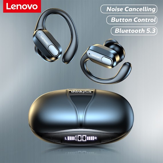 Tai Nghe Bluetooth Lenovo Xt80 Tai Nghe Thể Thao Không Dây Bluetooth 5.3 Với Móc Micrô Âm Thanh Nổi Hifi