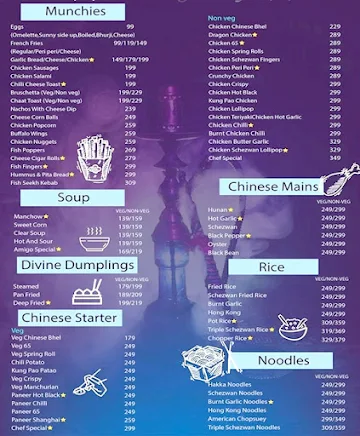 Mi Amigos menu 