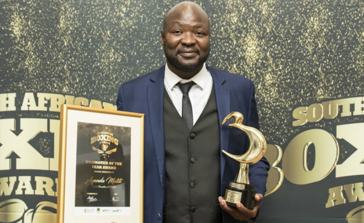 Promoter of the year Ayanda Matiti during the 2018 Boxing SA Awards at Boardwalk Casino and Hotel on February 02, 2018 in Port Elizabeth, South Africa.