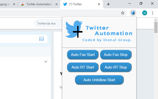 Twitter Automation (FAV + UNF) chrome extension