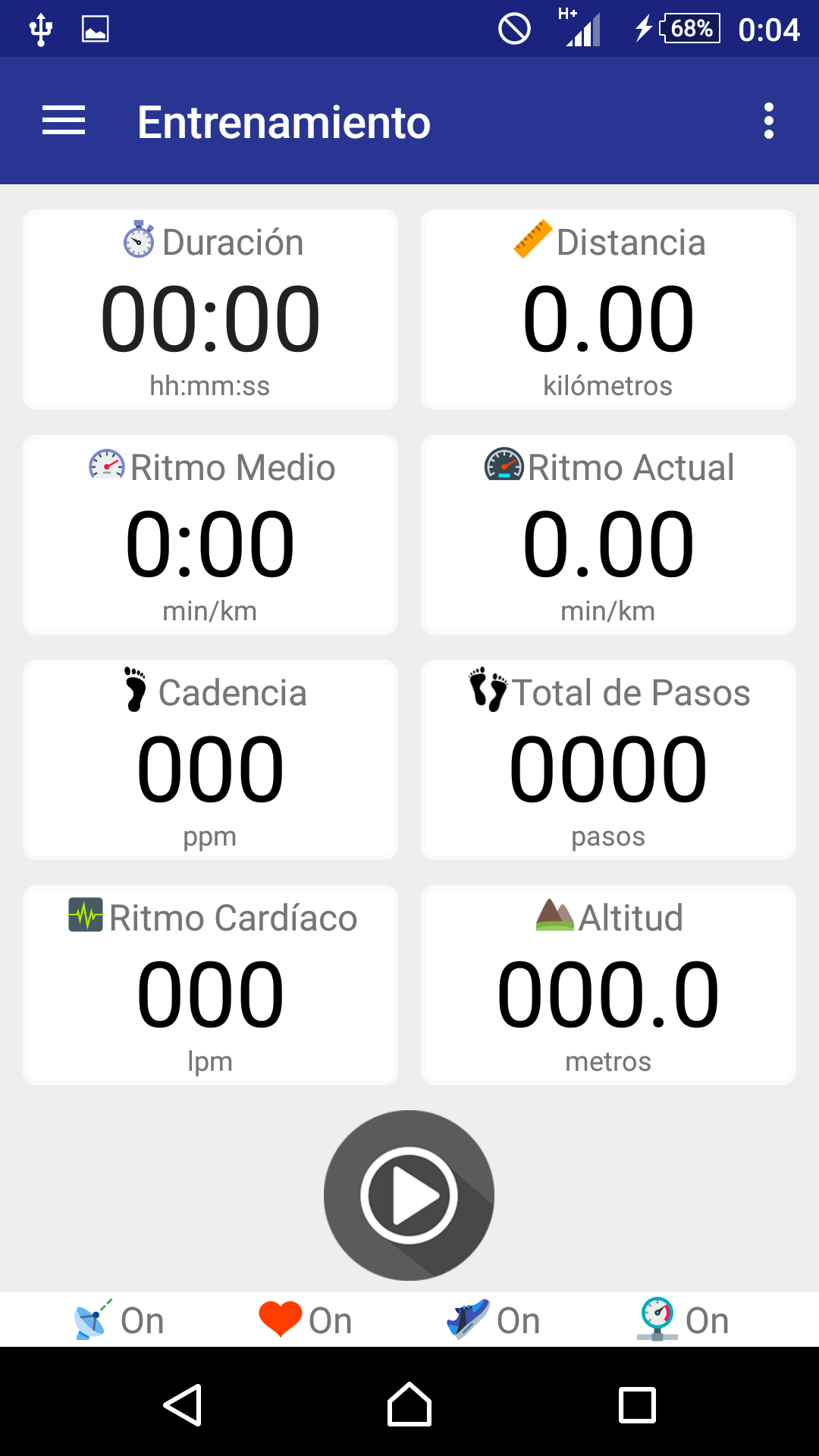 Android application Kenyan Runner screenshort