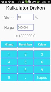 Kalkulator Diskon - náhled