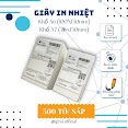 Giấy In Nhiệt A6(100X150Mm) Và A7(76X130Mm) Dạng Tệp 500 Tờ In Tự Dính - In Đơn Shopee Tmđt