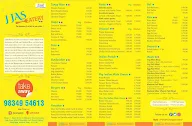 J Jas Eatery menu 1