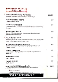 Caravan Serai menu 8