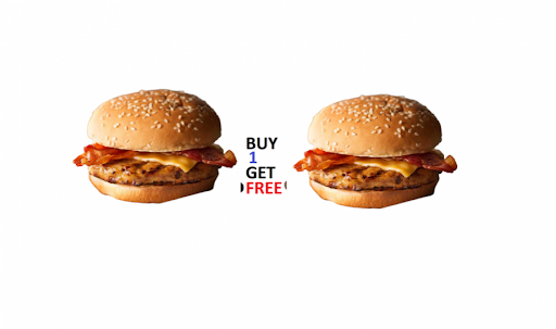 Chicken Tikka Cheese Burger Buy 1 Get 1