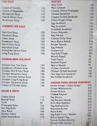 Kirti Hotel menu 1