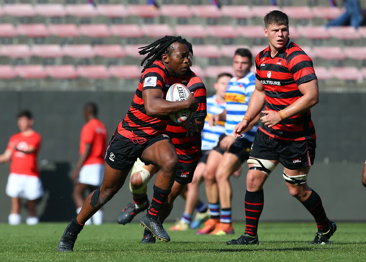 CHALLENGE ON: EP's Athi Mahinje during the 2019 SuperSport Rugby Challenge match between DHL Western Province and the EP Elephants at Newlands in Cape Town