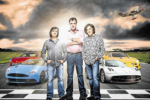 'Top Gear's' team of Richard Hammond, left, Jeremy Clarkson and James May, right. File photo.