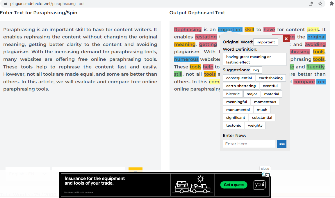 best paraphrasing tool online free quora