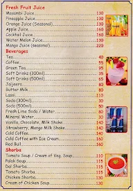 Hotel Lake Side menu 4