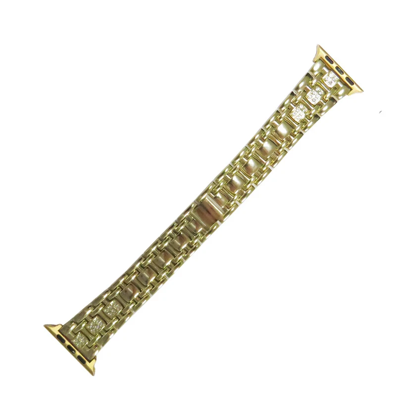 Title 9, Bracelet en alliage bicolore I-bead serti de di...