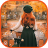 Autumn Girl Keyboard Backgroun icon