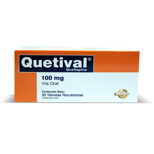 Quetiapina 100mg Quetival 30 Tabletas Valmorca  