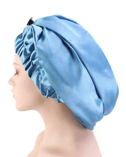 Long Satin Bonnet Sleep Cap Extra Large Silk Sleeping Hij... - 1