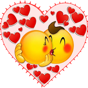 Valentine Love Emoji Stickers  Icon