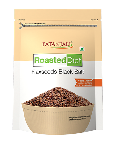 Patanjali Roasted Diet- Flaxseed Black Salt - 150 gm