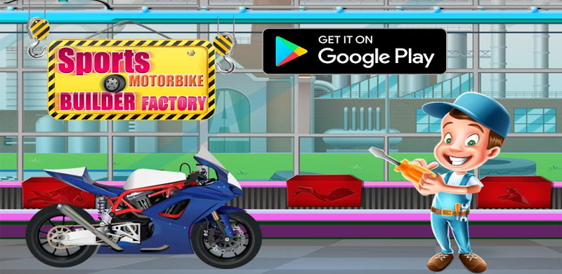 Sports Motorbike Maker Factory - Bike Builder Game