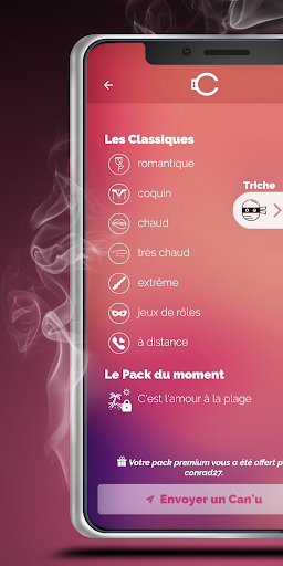 Can'U - Jeu adulte n°1 défi sexe pour couple APK MOD screenshots 3