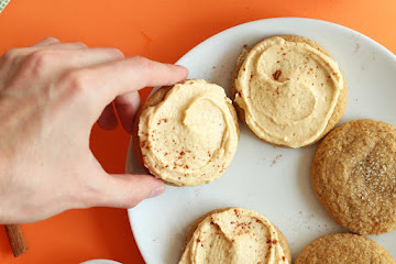 Vegan Pumpkin Sugar Cookies