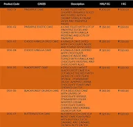 Godavari Namkeen Bakers menu 4