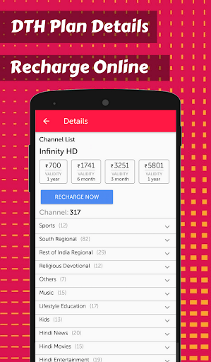 App for Digital TV Channels  Digital DTH TV Guide