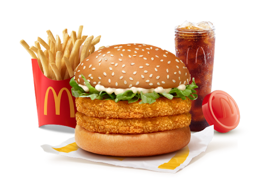 McVeggie Double Patty Burger Combo