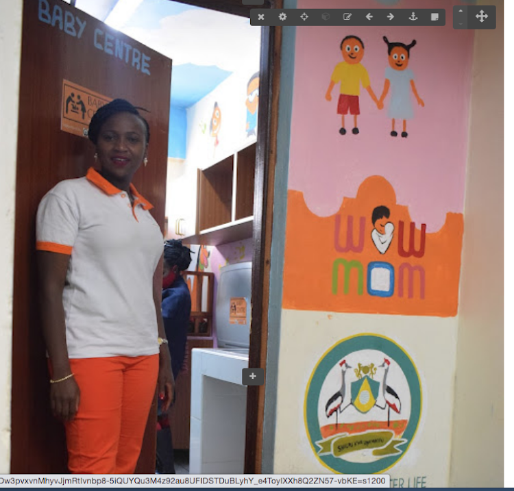 Peninah Ndegwa, founder of WOW MOM at the baby center in Gikomba market, Nairobi. March 3