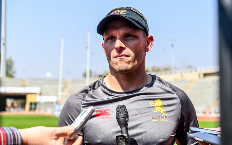 Coach Ivan Van Rooyen of the Lions during the Xerox Golden Lions Mixed Zone at Johannesburg Stadium on August 21, 2018 in Johannesburg, South Africa.