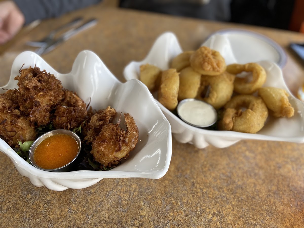 Coconut Shrimp & Onions rings