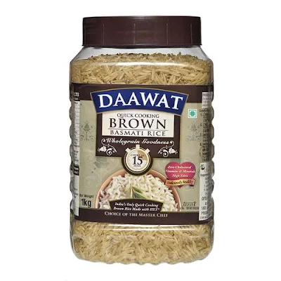 Daawat Basmati Rice - Brown (quick Cooking) - 5 kg